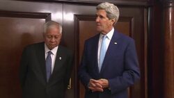 Kerry spoke on IS, meeting Philippines Foreign Minister and Singapore PM News Clip