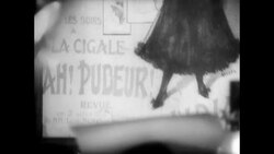 French Pop Art Fashion Show Stock Footage