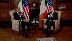 CLEAN: Obama in Ireland for windswept 'homecoming' News Clip