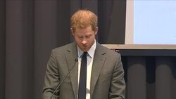 Prince Harry speaking at Veterans Mental Health conference News Clip