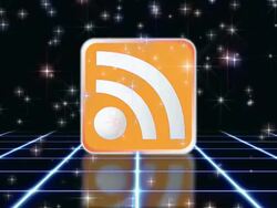 Social Media Loop | RSS Symbol Stock Footage