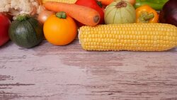 On the organic farmer's market Stock Footage