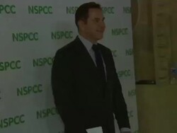 David Walliams at A Night Out Withâ€¦ Sir Michael Caine Stock Footage