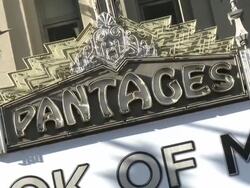 Atmosphere at The Book Of Mormon Los Angeles Opening Night Stock Footage