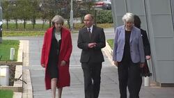 Theresa May visits the Wellcome Genome Campus in Cambridge News Clip
