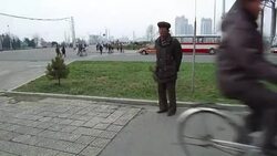CLEAN : Propaganda dances as temperatures drop in Pyongyang News Clip