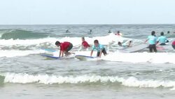 CLEAN: Surf's up at French watersports capital News Clip