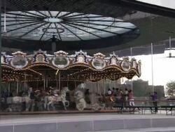 Brooklyn Bridge Park and the Brooklyn Bridge Stock Footage