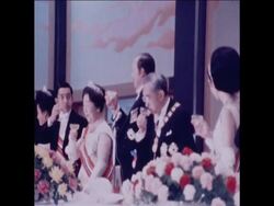 LIB 17-4-72 THE PRESIDENT OF PARAGUAY MEETS EMPORER HIROHITO News Clip