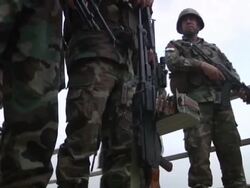 Kurdish forces helping to recapture the Mosul Dam News Clip