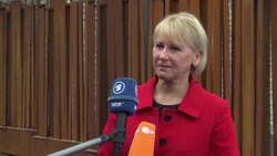 EU foreign ministers arrive for meeting in Tallinn Instructional Video