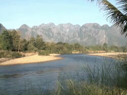 Vang Vieng, Laos Stock Footage