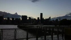 New York City Day to Night Zoom Stock Footage