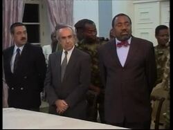 Obasanjo intervenes to restore leader of tiny island nation News Clip