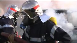 WRAP Rails damaged ahead of departure of nuclear train ADDS reax, burning vehicle Instructional Video