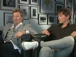 A-Ha Interview Stock Footage