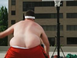 MS Men playing basketball / Salt Lake City, Utah, USA. Stock Footage