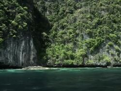 Viking Cave of Phi Phi Leh, Koh Phi Phi, Thailand Stock Footage