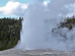 Old Faithful Geyser-PAL Stock Footage