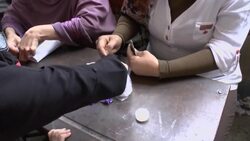 WOMEN TURN OUT TO VOTE IN LARGE NUMBERS News Clip