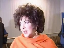 Liz Taylor would move to England if she found the right man, she tells media Stock Footage