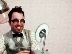 Happy Hairstyle Nerd Stock Footage