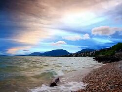 Lake Neuchatel Stock Footage