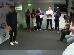 Nick Jonas at Capital FM Summertime Ball with Vodafone on 6th June, 2015 in London, England. Stock Footage