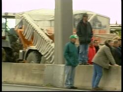 FRANCE: CALAIS: FUEL BLOCKADES LATEST News Clip