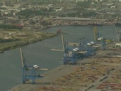 Le Havre Port And Harbour Stock Footage