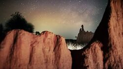 Milky Way,Time lapse Stock Footage