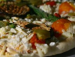 Frozen pizza in the oven Stock Footage