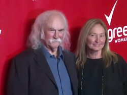 David Crosby and Jan Dance at 2014 MusiCares Person of The Year Honoring Carole King Stock Footage