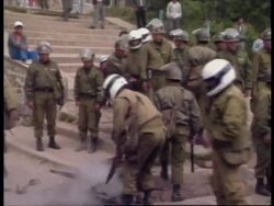 BOLIVIA :LA PAZ: GOVERNMENT DECLARE A STATE OF SIEGE News Clip