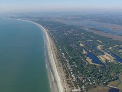 WS AERIAL View of Kiawah Island / South Carolina, United States Stock Footage