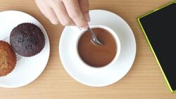 Drink coffee. Stock Footage