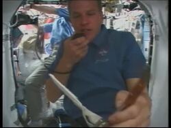 Preview of risky spacewalk to repair a ripped solar wing at the ISS News Clip