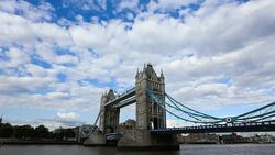 London Tower Bridge Timelapse HD Video Stock Footage