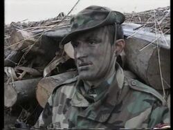 E.Slavonia - Serbs Troops Counter Croat Build-Up News Clip