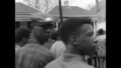 MLK Leads Civil Rights March to Mongomery Stock Footage