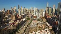 Aerial Illinois Chicago Stock Footage