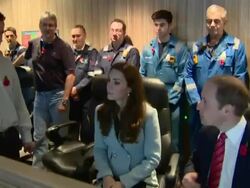 William and Kate visit Pembroke oil refinery. News Clip
