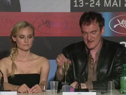 Cannes Film Festival 2009: Inglourious Basterds Press Conference & Arrivals Stock Footage