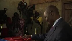 CLEAN : Faustin Archange Touadera votes in C Africa election News Clip