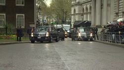 President Obama Arrives At Downing Street News Clip