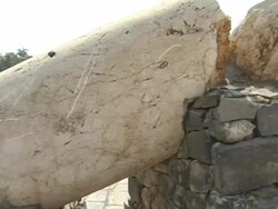 Fallen Roman Pillars Stock Footage