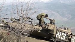 CLEAN : UN and Israeli patrols in calm day at border with Lebanon News Clip