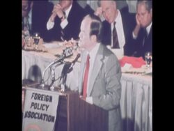 SYND 19 5 73 SENATOR HUMPHREY SPEAKS ON FOREIGN RELATIONS Instructional Video