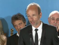 SPEECH - Hugh Jackman on his singing and dancing i Stock Footage