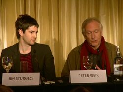 INTERVIEW: Saoirse Ronan on joining the the film late and on doing her own stunts at the The Way Back Press Conference at London England. (Footage by WireImage Video/GettyImages) Stock Footage